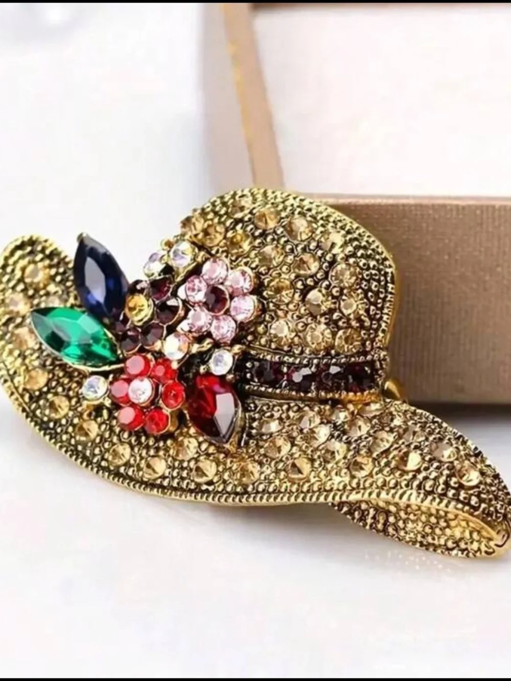 Anthropologie gold tone